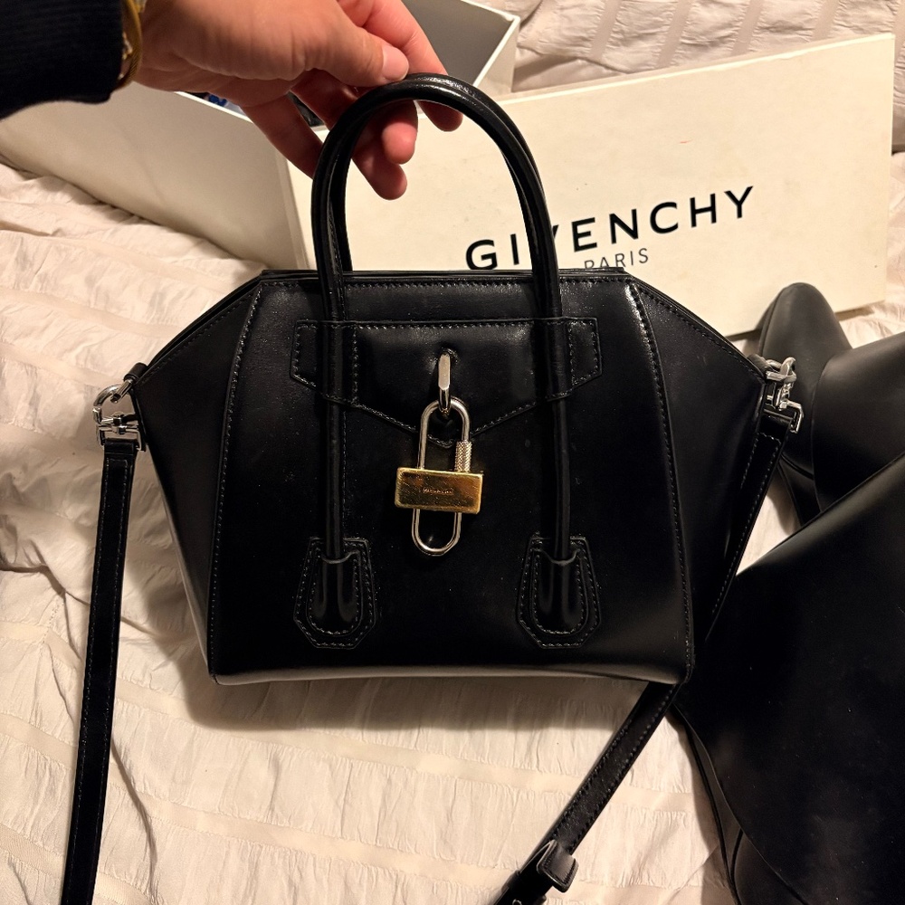 All black Givenchy purse